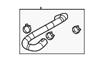 PX281571YA - Cooling System: Water Hose for Mazda Image