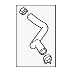 T301157DYA - Cooling System: Coolant Hose for Mazda: CX-70, CX-90 Image