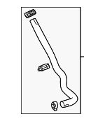 T301157BY - : Water Outlet Hose for Mazda: CX-70, CX-90 Image