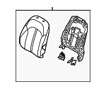 88300D4100A2G - Body: Seat Back Assembly for Kia: Optima Image