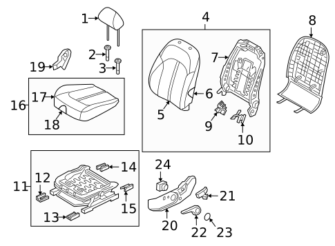 Lumbar Control Seats for 2018 Kia Optima #0