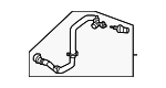 2065012304 - : Front Hose for Mercedes-Benz Image