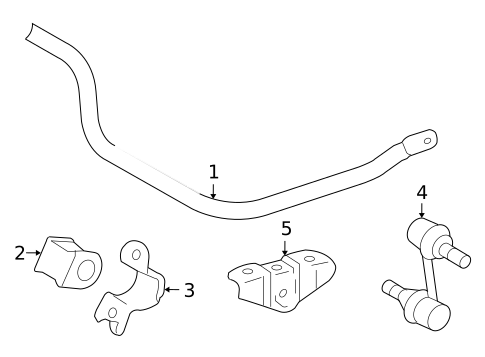 Stabilizer Bar & Components for 2006 Toyota Tacoma #2