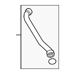 97010640102 - Cooling System: Return Hose for Porsche: Panamera Image
