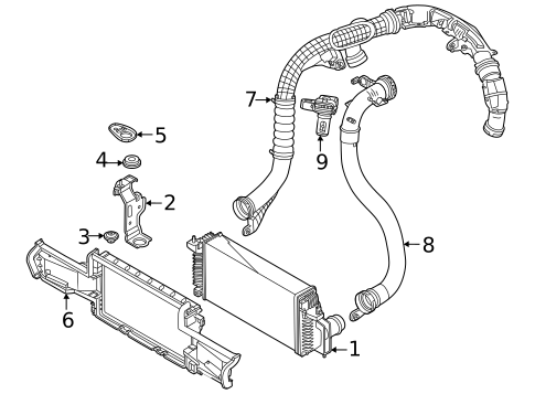 Intercooler for 2025 INFINITI QX80 #0