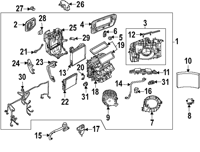 32226755 - : Front Housing Support for Volvo Image