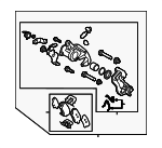 58210F3300 - Brakes: Caliper Assembly for Hyundai Image