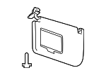 LC3Z2504104FD - Body: Sun-visor for Ford: F-250 Super Duty, F-350 Super Duty, F-450 Super Duty Image
