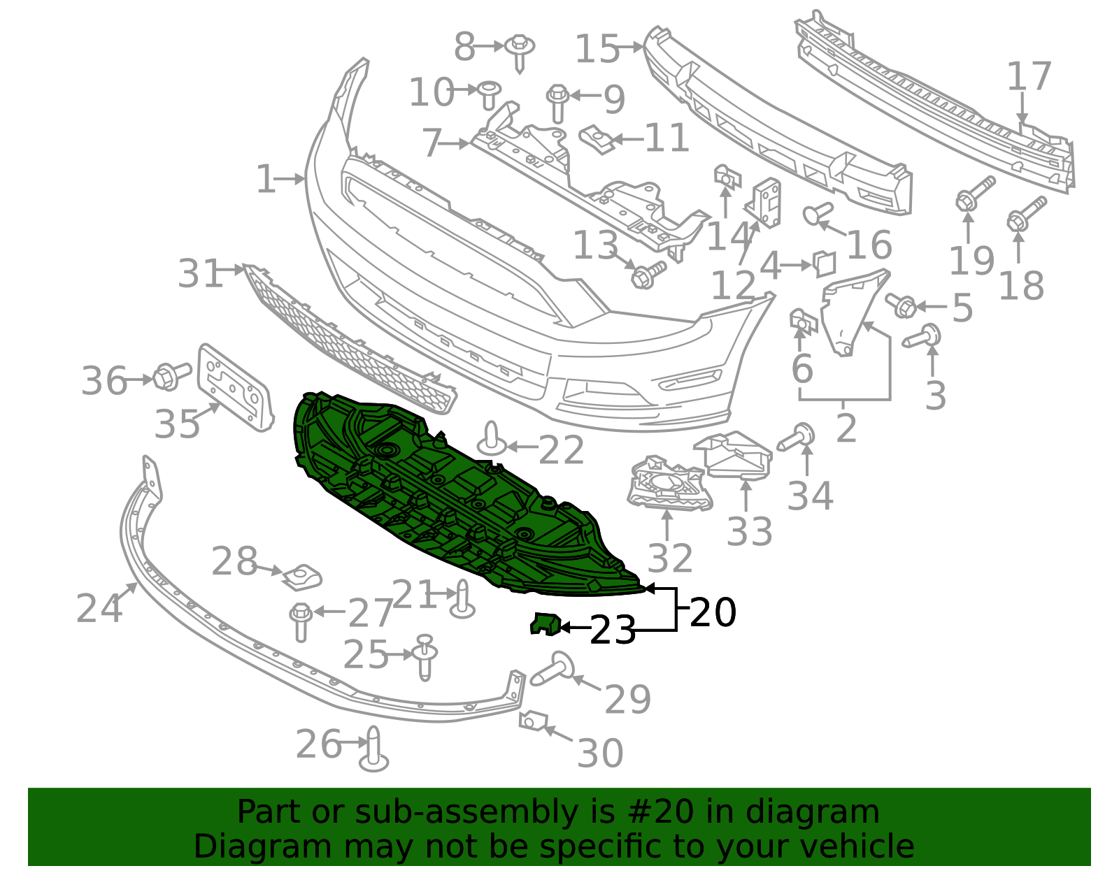 dr3z17626b - Ford Radiator Support Splash Shield | Levittown Ford