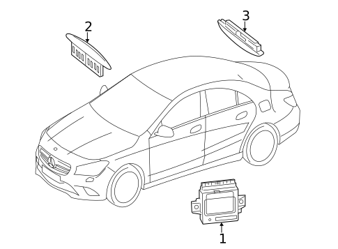 Electrical Components for 2016 Mercedes-Benz CLA45 AMG #0