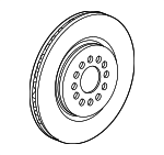 13549245 - Brakes: Disc Brake Rotor for Acura Image
