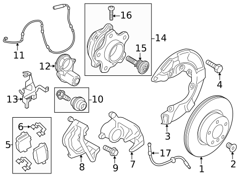 Rear Brakes for 2016 BMW 428i xDrive Gran Coupe #7