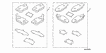 8P89SEP200 - : Pad, Brake (A-Spec) for Acura Image