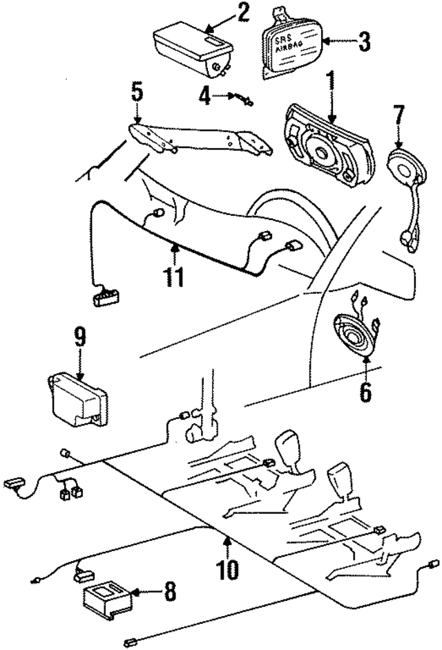 1294640628 - Electrical: Clock Spring for Mercedes-Benz Image