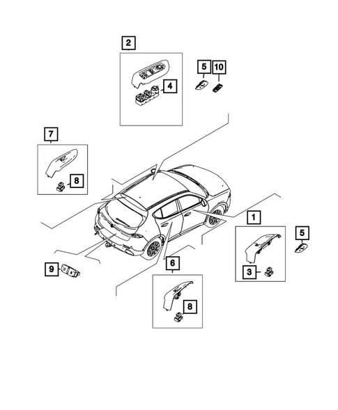 Switches for 2025 Dodge Hornet #0