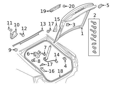 Gate & Hardware for 2025 Audi A5 Sportback #0