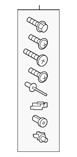 8W8098617 - : Lift Gate Hardware Kit for Audi: A5 Sportback, RS5 Sportback, S5 Sportback Image