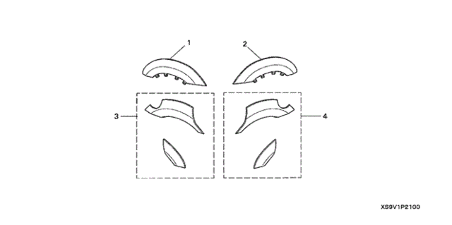 Fender Flares (1) for 2003 Honda Pilot #0