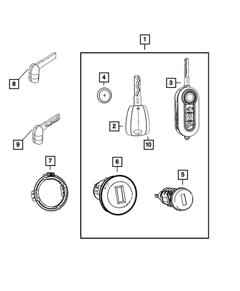 Keys, Modules and Engine Controllers for 2015 Ram ProMaster 2500 #0