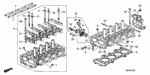 15301PE0300 - Engine: BOLT, SEALING (14MM) for Honda Image