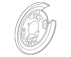 43110STKA02 - : Backing Plate for Acura Image