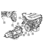 4471933 - Automatic Transaxle 4 Speed: Drive Plate Backing Plate for Mopar Image