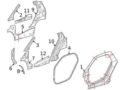 Aperture Panel for 2009 Smart Fortwo #0