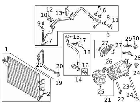Switches, Solenoids & Actuators for 2013 Ford Escape #1
