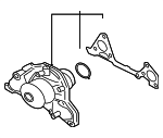 1300A011 - Cooling System: Water Pump Assembly for Mitsubishi Image