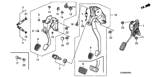 Pedal for 2008 Honda Fit #0