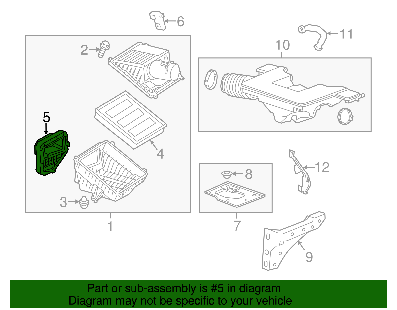 2014-2020 GM Intake Air Duct 23192714 | Capital Chevy Parts