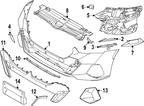 Bumper & Components - Front for 2024 BMW i5 #0