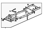 21997059 - Body: Frame Assembly for Cadillac: Escalade | Chevrolet: Tahoe | GMC: Yukon Image