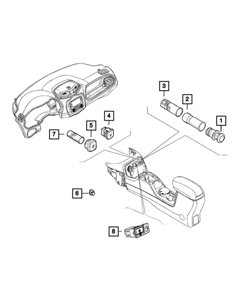 Radio, Antenna, Speakers, DVD, and Video systems for 2017 Jeep Renegade #3