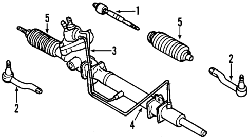 Steering Gear & Linkage for 2001 Chevrolet Tracker #1