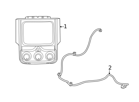 Navigation System Components for 2016 Ram 3500 #0