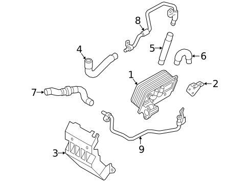 Oil Cooler for 2022 Audi A6 allroad #0