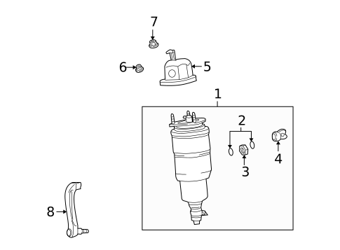 Struts & Components for 2009 Lexus LS600h #0