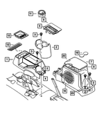 55315039AB - Mopar Accessories - Component Parts: Floor Console Lid Hinge for Jeep: Wrangler Image