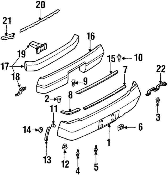 H502240U25 - : Bumper Cover for Nissan Image