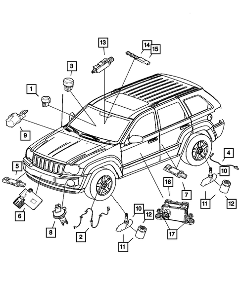 Sensors for 2006 Jeep Grand Cherokee #0