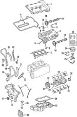 XW4Z6571AA - : Valve Seals for Ford Image