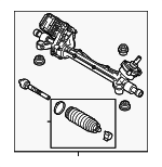 STE341 - Steering: Motorcraftâ„¢ Gear Assembly for Ford Image