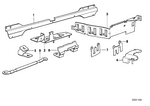 12521718011 - Engine Electrical System: Diagnosis Plug Bracket for BMW Image
