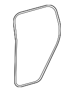 6233160110 - Body: Weather-strip On Body for Lexus: LX600, LX700h Image