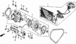 38011PE0030 - Body/Air Conditioning: CLUTCH SET, COMPRESSOR for Honda Image
