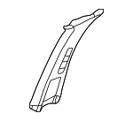 22617718 - Body: Center Pillar Trim for Oldsmobile: Alero | Pontiac: Grand Am Image