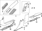 87836221 - : Rear Sill Plate for Cadillac: ESCALADE IQ Image
