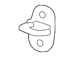 68060260AB - Body: Door Lock Striker Plate for Mopar Image