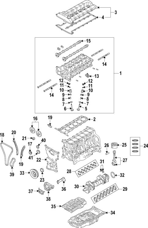 Engine for 2004 Suzuki Verona #0
